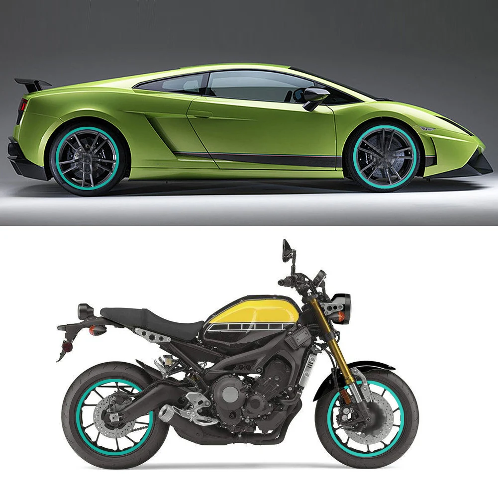 Новая наклейка на колесо Светоотражающая для автомобиля клейкая лента