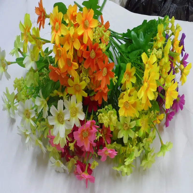 Один Букет из 7 веток и 28 головок милый женский свадебный цветочный букет