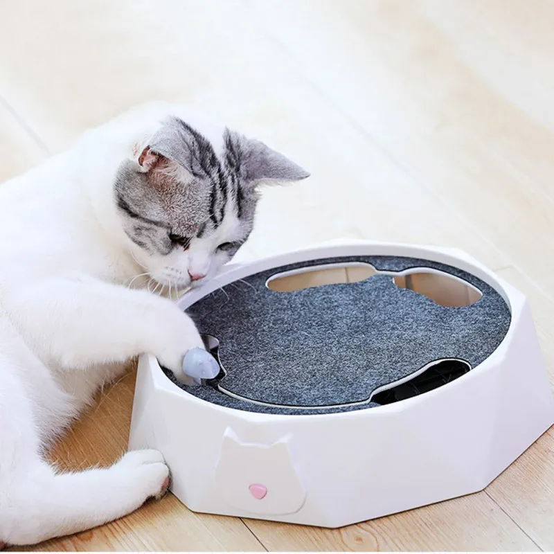 

Cat Relieves Boredom And Self-hey, Electric Automatic Funny Cat Stick, Turntable Ball Simulation Mouse