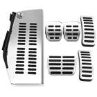 Автомобильные педали LHD для Volkswagen Polo Vw Golf 4 Bora Beetle RSi GTI R32 для Audi A3 SEAT Leon 1 м Toledo 1 л, подставка для ног, педаль IT