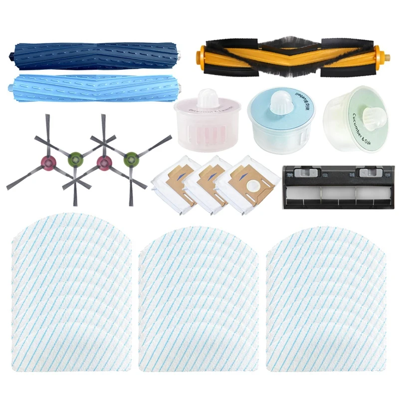 

Roller Main Brush Side Brush Mop Cloth Fragrance Capsules for ECOVACS T9 T9 + Vacuum Cleaner Spare Parts Accessories