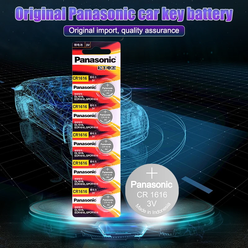 20 шт./лот Panasonic CR1616 DL1616 ECR1616 LM1616 1616 3V литиевые батареи Кнопочная батарея для