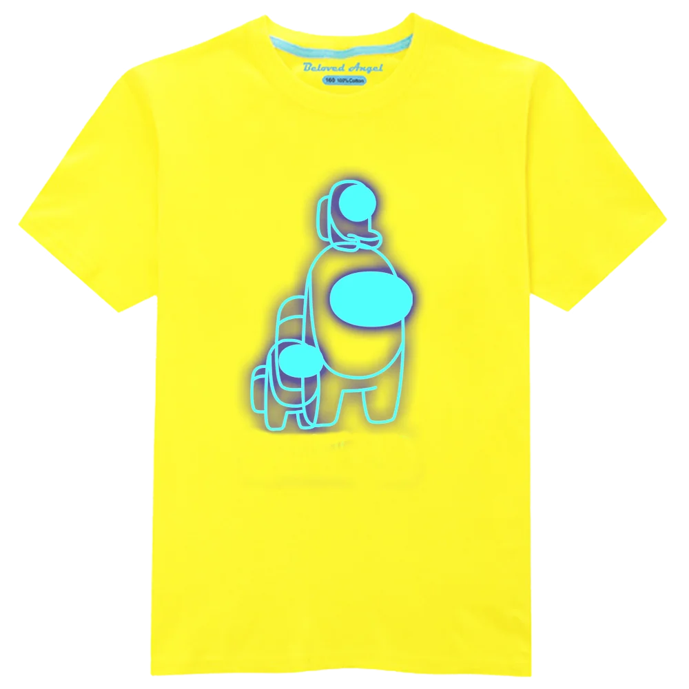 

Cotton Kids T-Shirt Children Summer Cartoon Short Sleeve Luminous T-Shirts for Boys Girls Clothes Baby T Shirt Toddler Tops