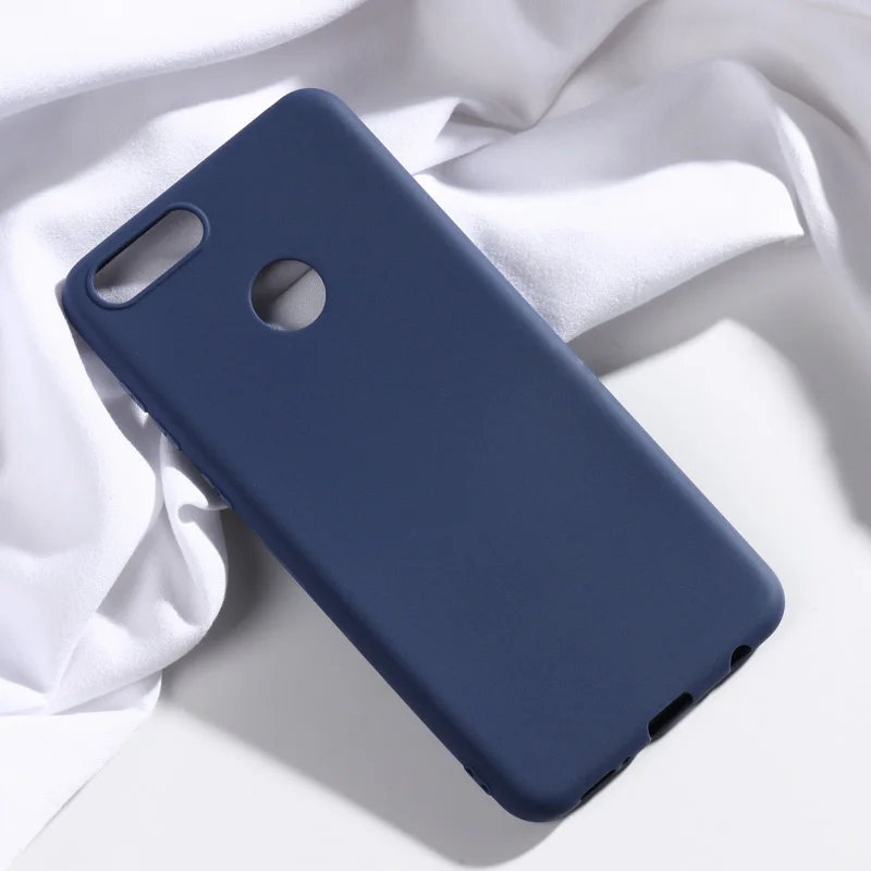 Силиконовый чехол для телефона ярких цветов huawei Honor 7X мягкая термополиуретановая