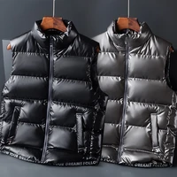 8xl men winter vests hat detachable down vest casual waistcoat sleeveless jackets male hooded vest outwear warm coats windproof