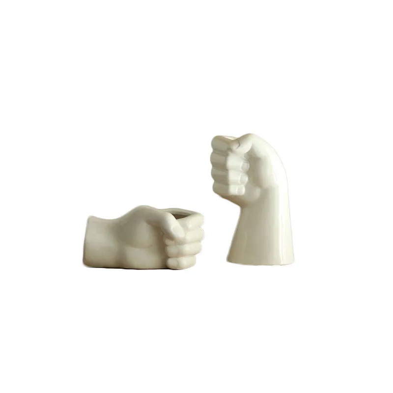 

Nordic Ceramic Handmade Sculpture Vase Decoration Living Room Dried Flower Flower Arrangement Vase Home Decor Ornaments