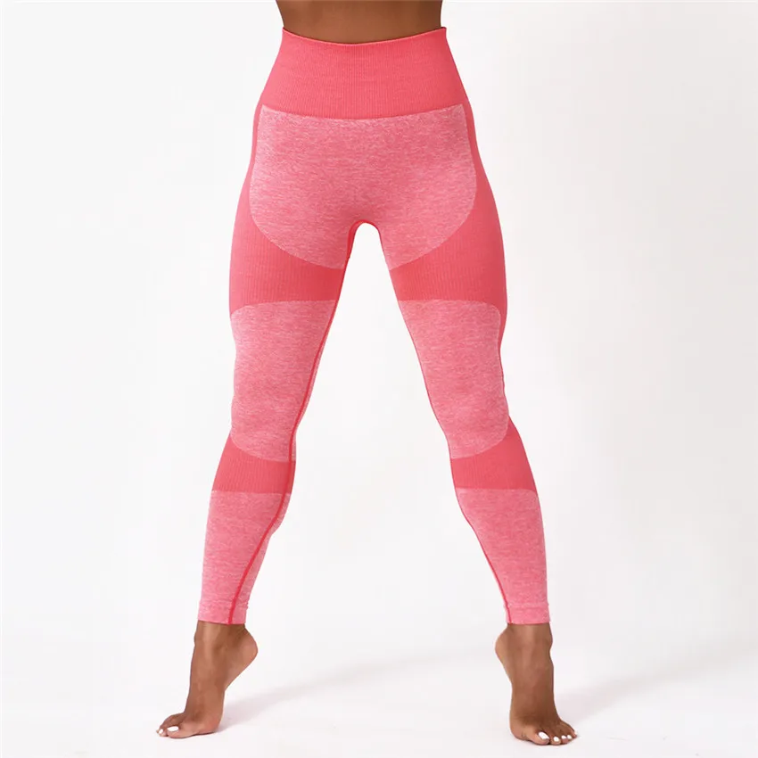 CB1200 red pant 2 шт./компл. Engery Йога Комплект Для женщин бесшовные Фитнес Йога бюстгальтер спортивный бюстгальтер Высокая Талия тренажерный зал камуфляжной расцветки, легинсы, штаны для фитнеса костюмы тренировки - Цвет: CB1200 red pant