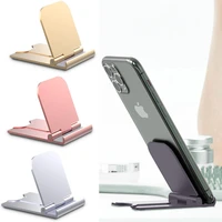 Foldable Phone Metal Stand Tablet Holder Phone Stand Holder Non-slip Universal Desk Holder Seat for IPhone Xiaomi Huawei Samsung