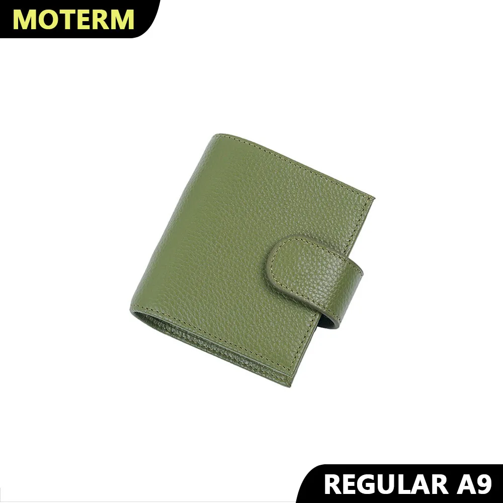 Блокнот органайзер Moterm A9 стандартного размера с кольцами телячья кожа 3