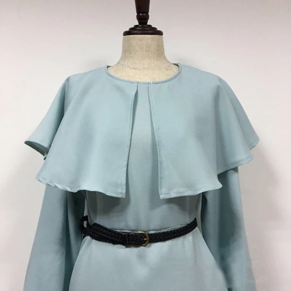 Женское длинное платье Кафтан в этническом стиле с длинным рукавом и