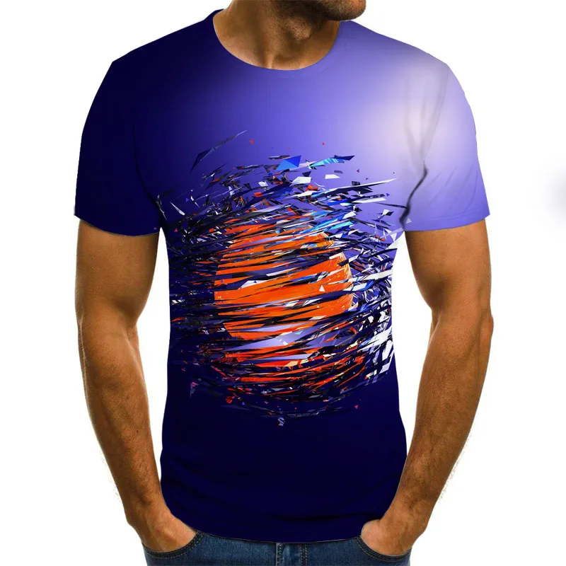 

Summer New Men's T-shirt Ms. Bee 3D Sweatshirt 3D Print Personality Short Sleeve Hip Hop O-Neck Top