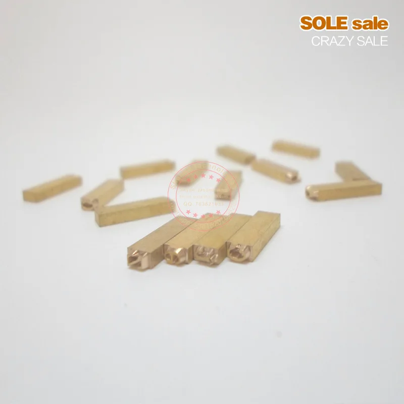 Медный принтер для печати кодов медная форма горячей номер 1 х2 мм Hp241b