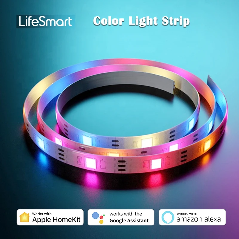 Умная Светодиодная лента LifeSmart Удлиняемая RGB-лента для работы с приложением Apple