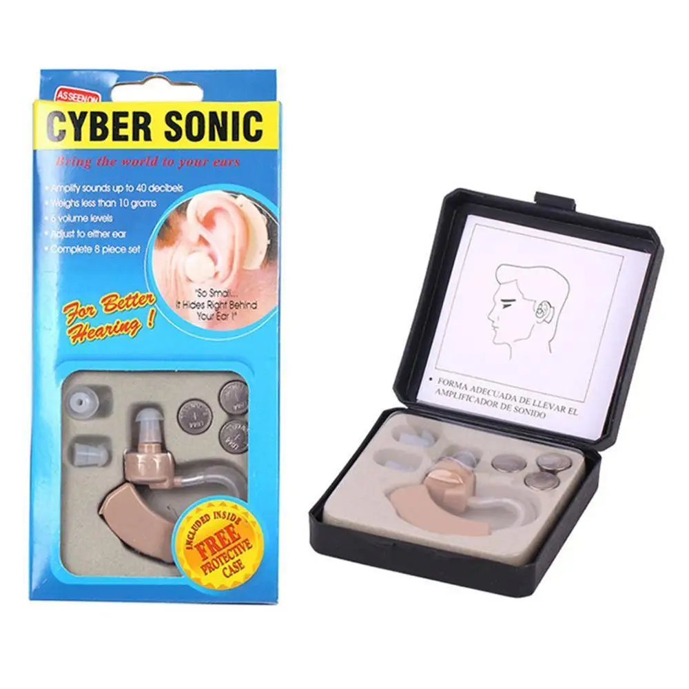 Цифровой слуховой аппарат для пожилых людей усилитель звука слуховое устройство