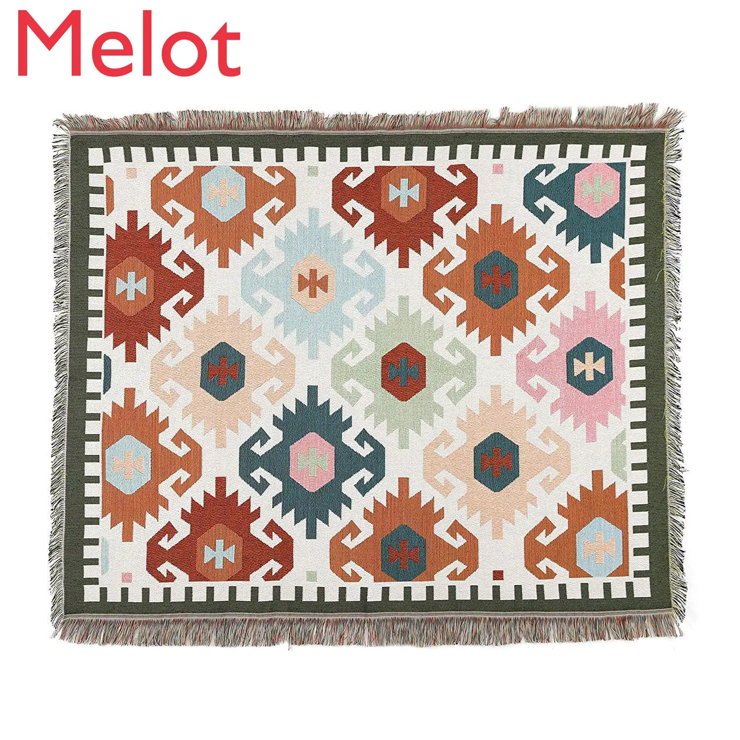 

Casual Blanket Fabric Woolen Blanket Blanket Ethnic Style EBay