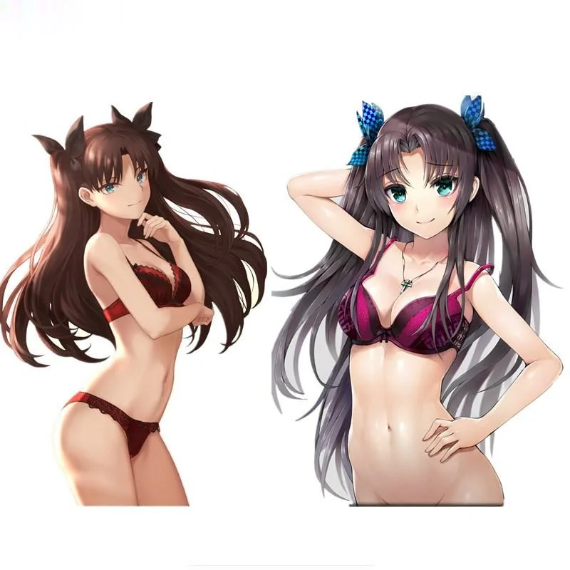

High Quality Sexy Lingerie Girl Car Sticker FSN Tosaka RPVC Figure Decal Car Guitar Laptop Motorcycle Helmet Decal