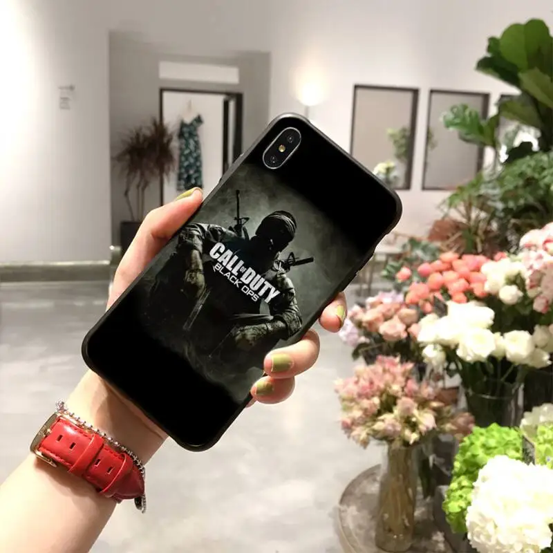 

NBDRUICAI CALL OF DUTY GAME Soft Silicone Phone Cover for iPhone 11 pro XS MAX 8 7 6 6S Plus X 5S SE XR case
