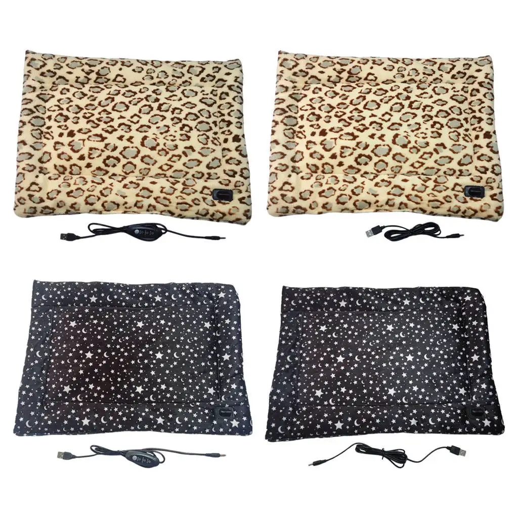 

Водонепроницаемое одеяло с подогревом для домашних животных, мягкая плюшевая подстилка с электрическим подогревом для дома и улицы, для ко...