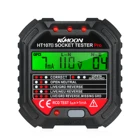 Тестер выходного напряжения KKmoon HT107D, 90-250 В, тестер розеток, автоматический детектор полярности электрического цепи, детектор выключателя