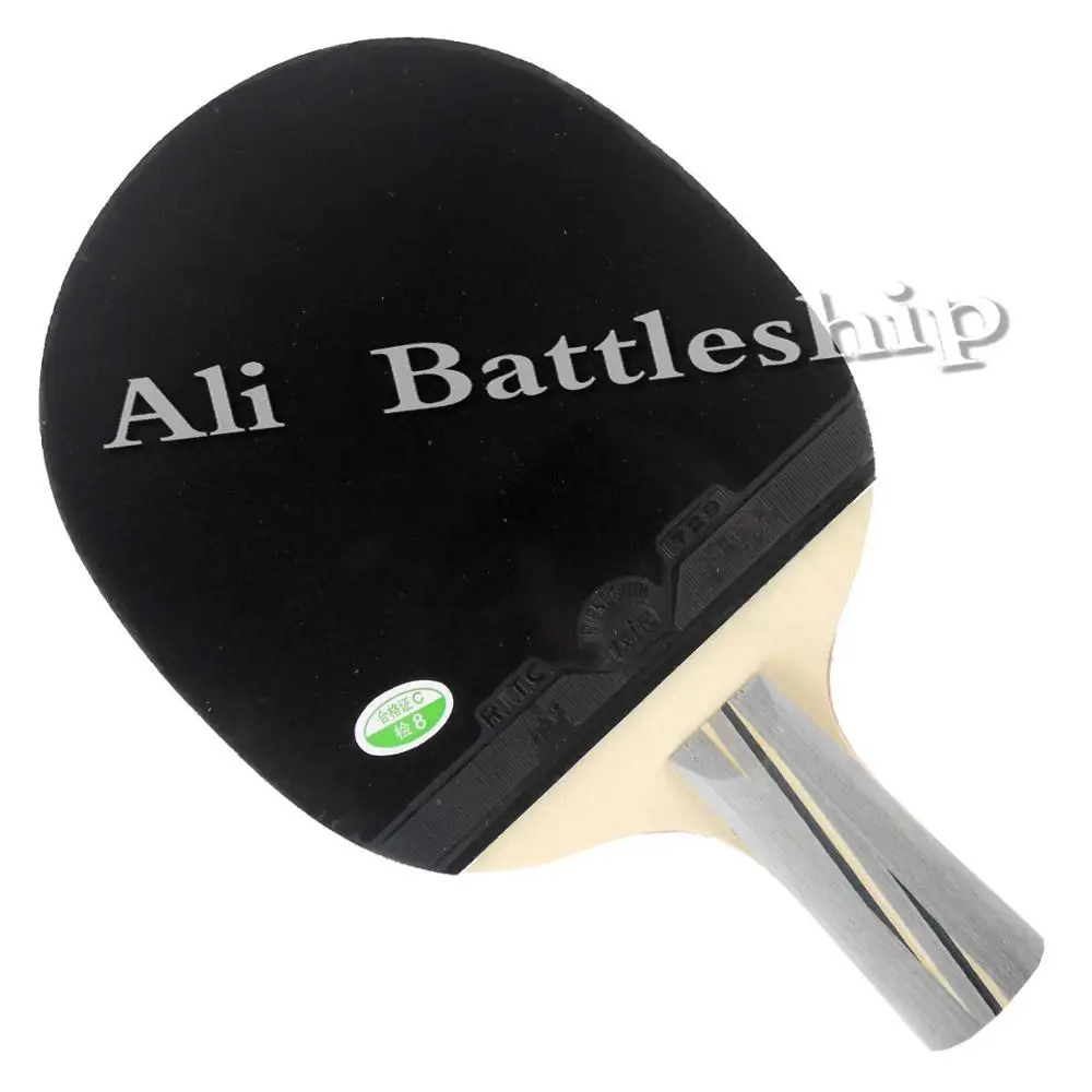 RITC 729 Дружба 2060# Pips-In ракетка для настольного тенниса с чехол для PingPong Shakehand длинная ручка FL