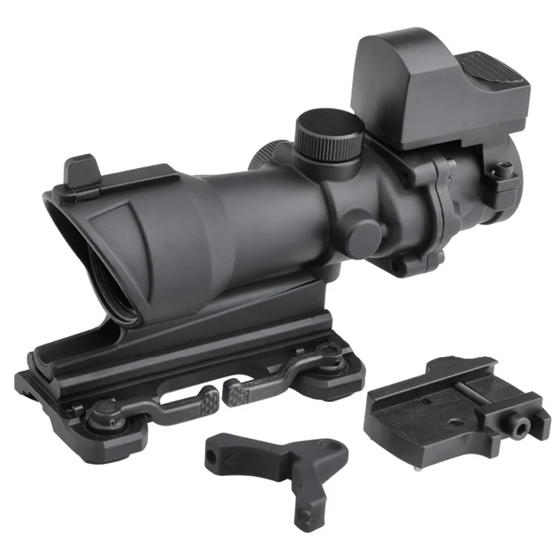 Прицел для охоты AIM ACOG 4X32 прицел винтовки с красной точкой тактический оптический