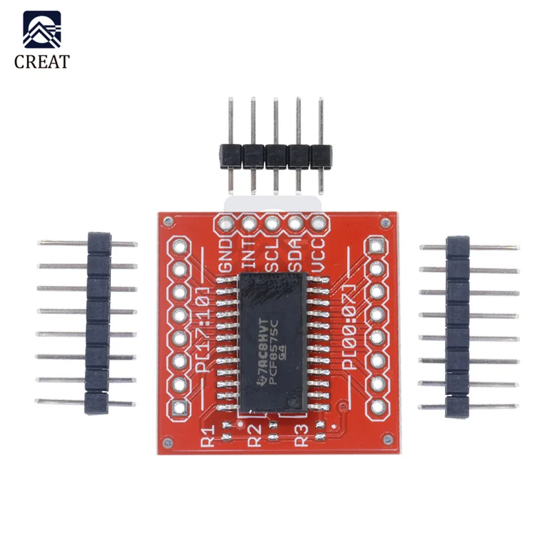 Модуль расширения интерфейса PCF8575 PCF8575C IIC I2C I/O плата управления SMBus для Arduino 16 бит