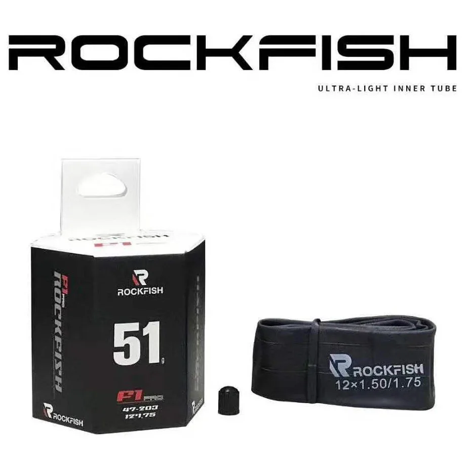 Rockfish Сверхлегкая 51g Внутренняя труба для детского баланса велосипеда 12*1 50-1 75 AV