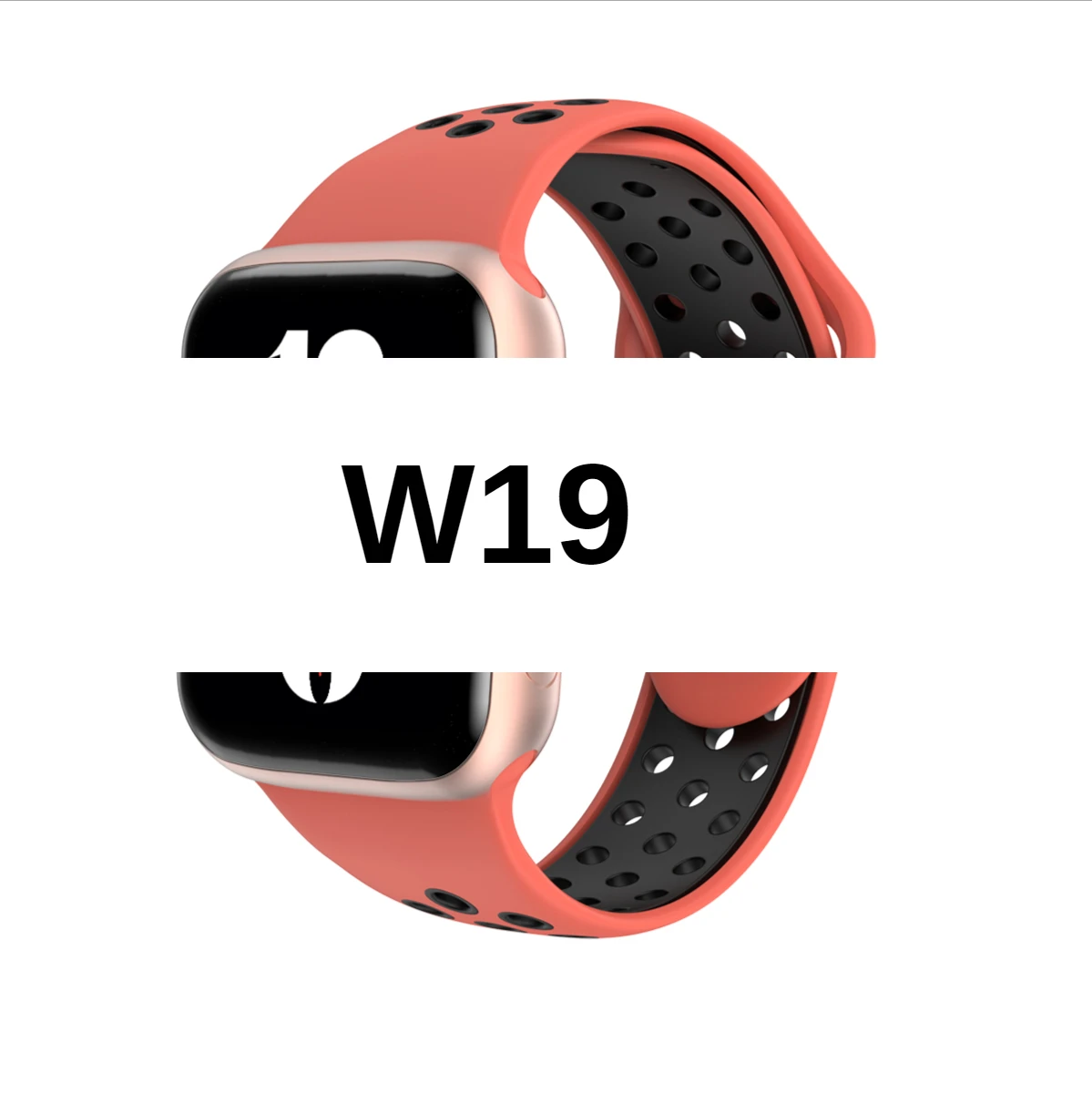 W19 smart watch ultra-clear large screen 1.69 inch Bluetooth synchronization health detection multi-language smart bracelet