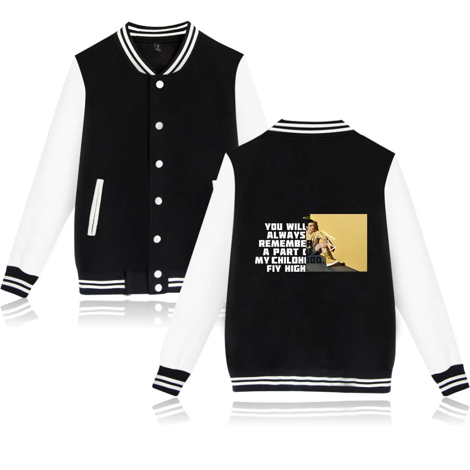 

Cameron Boyce Printed Baseball Jackets Women/Men Long Sleeve Jacket 2019 Hot Sale Casual Streetwear Clothes