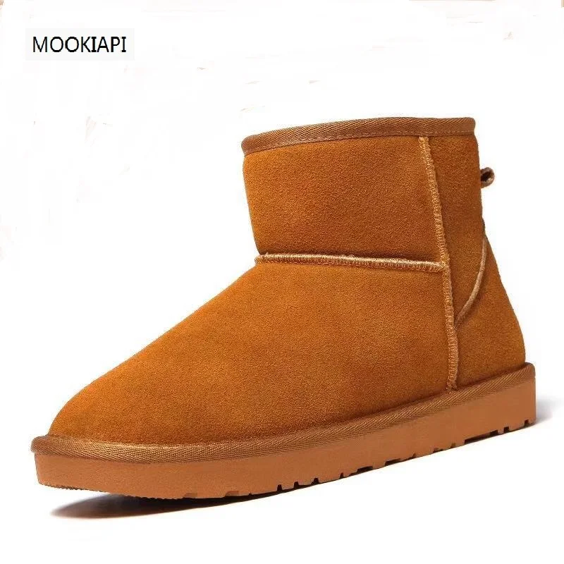 2019 самая модная классическая мужская обувь в австралийском стиле Натуральная