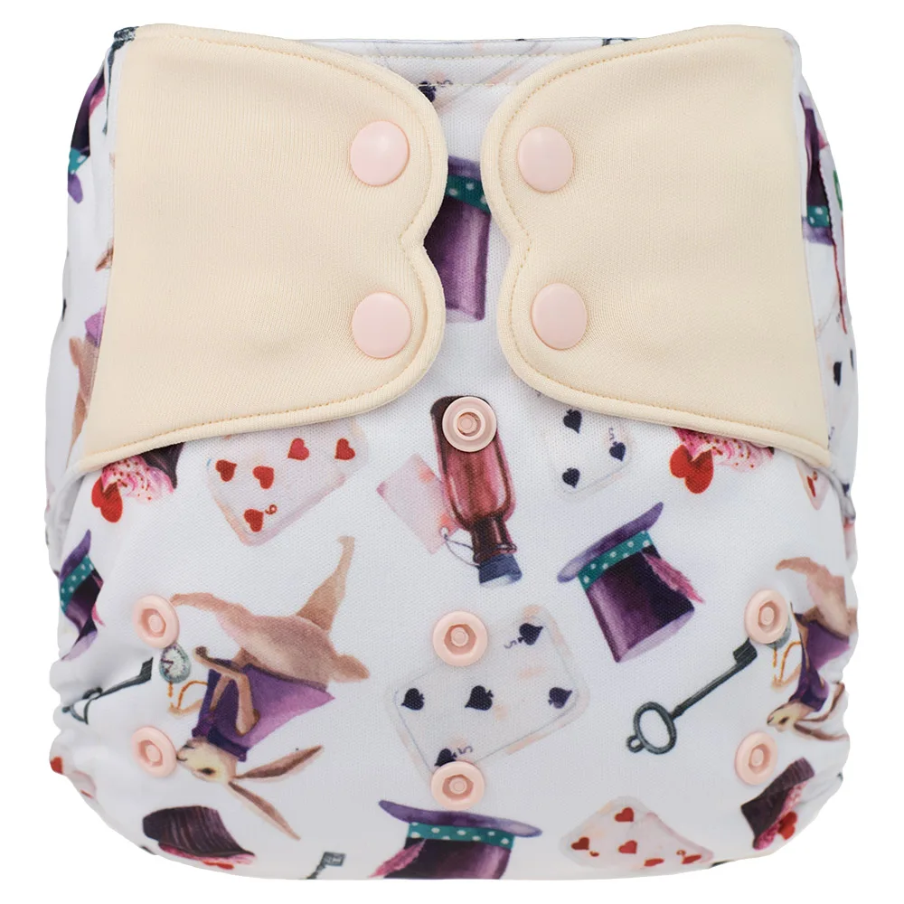 C01Y69 ElfDiaper, Новое поступление, подгузники, без карманов, моющиеся, детские подгузники, ткань, подгузники - Цвет: C01Y69