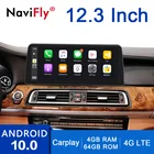 Автомобильный мультимедийный проигрыватель Qualcomm для BMW F01F02 7 Series 2009-2015, Android 10,0, автомобильный gps-навигатор IPS, головное устройство 4G LTE DSP