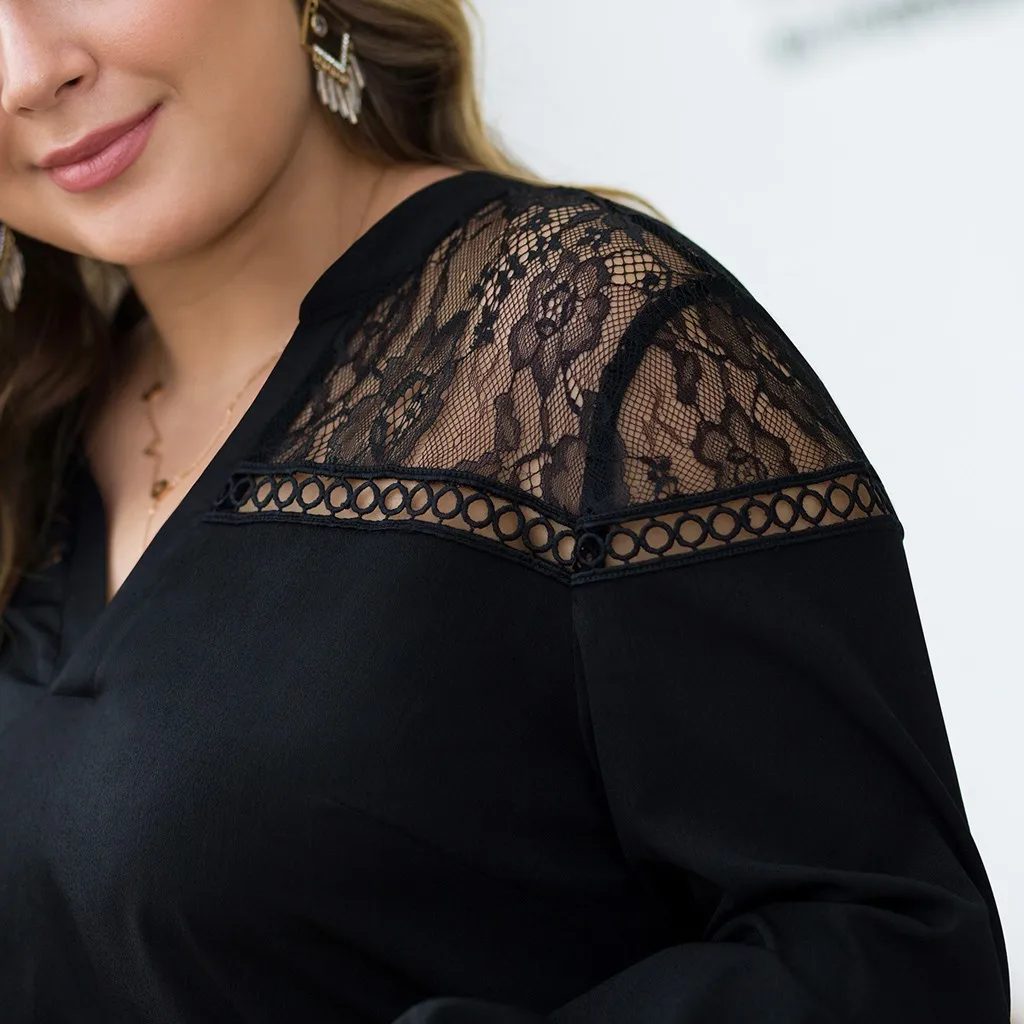 Женские Большие размеры Sexy сексуальные однотонные цветные ленты кружева сшивание Гофрированные Рукава Мини платье трапециевидной формы платье Z4
