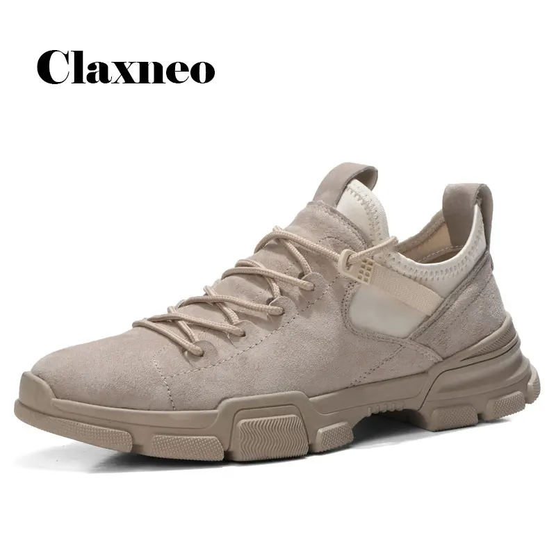 CLAXNEO/мужские кожаные кроссовки коллекция 2020 года сезон весна-осень мужская