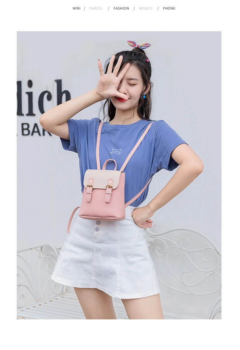 Маленькие женские рюкзаки, многофункциональные женские Мини-рюкзаки из искусственной кожи на плечо, модные женские сумки через плечо для девочек-подростков