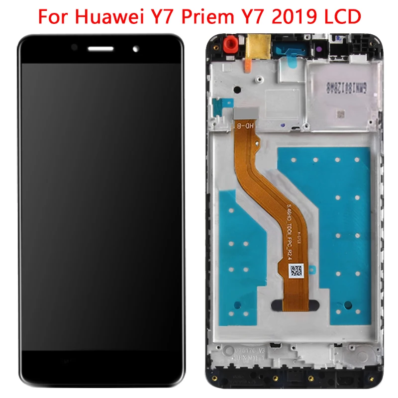 Новый ЖК-дисплей 5 дюйма для Huawei Y7 Prime 2017 дисплей сенсорный экран с рамкой