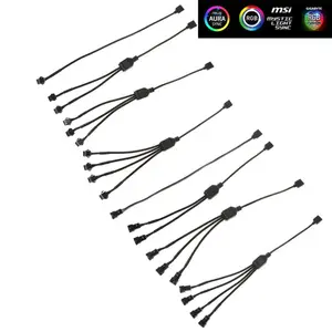 5 в 3PIN к JST SM 3Pin Fan интерфейс женскиймужской адаптер Шнур для материнской платы синхронизации передачи Удлинительный кабель
