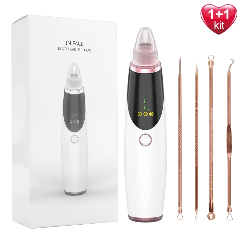 

Blackhead Remover Vacuum Electric Nose Face Deep Cleansing Skin Care Machine Blackhead Remover Black Spots Pore Cleaner T Zone