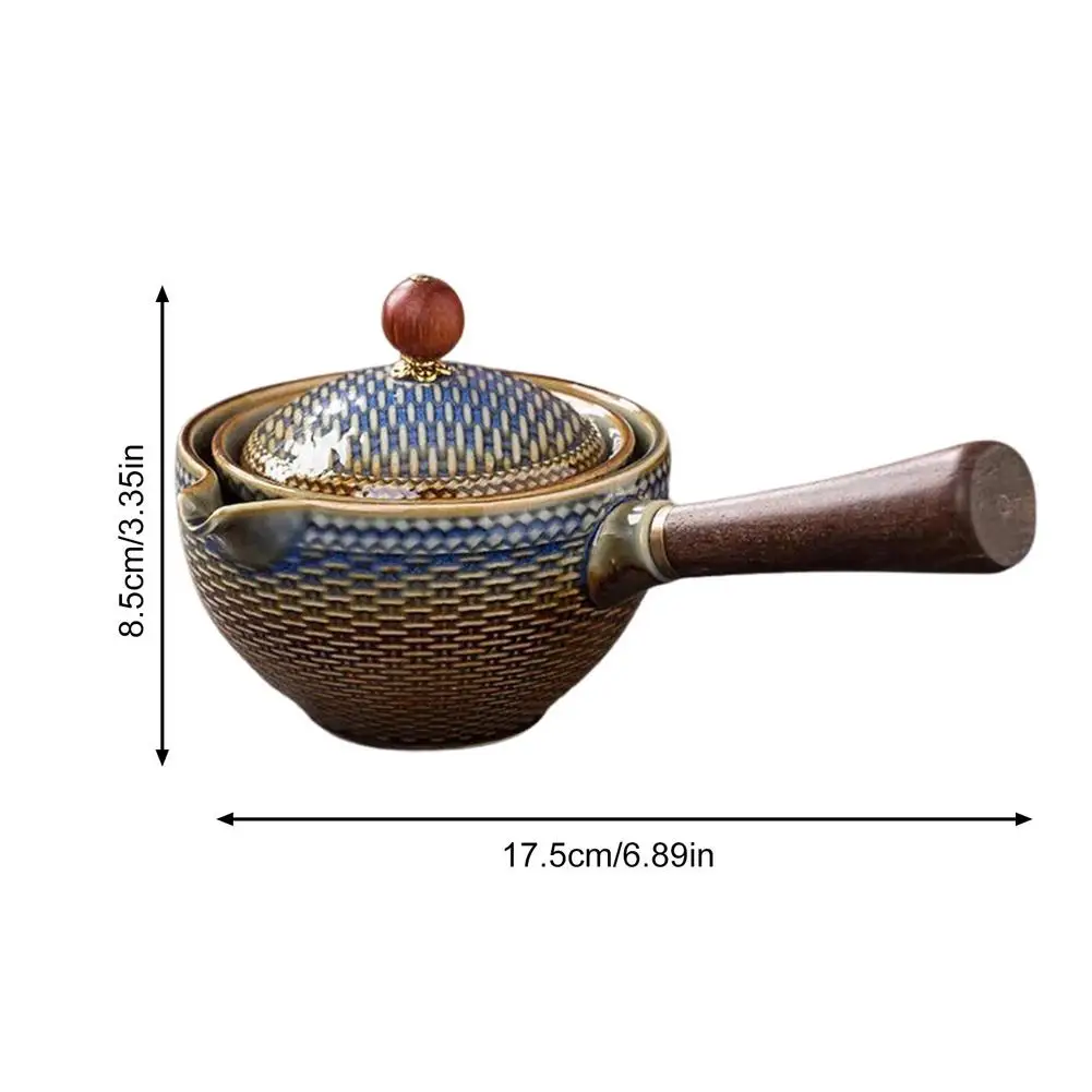 Керамический чайный горшок 160 мл домашний кунг-фу Улун фильтр чайница с боковой