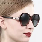 Женские солнцезащитные очки VEITHDIA, роскошные дизайнерские очки с градиентными поляризационными стеклами, модель TR90, 3171