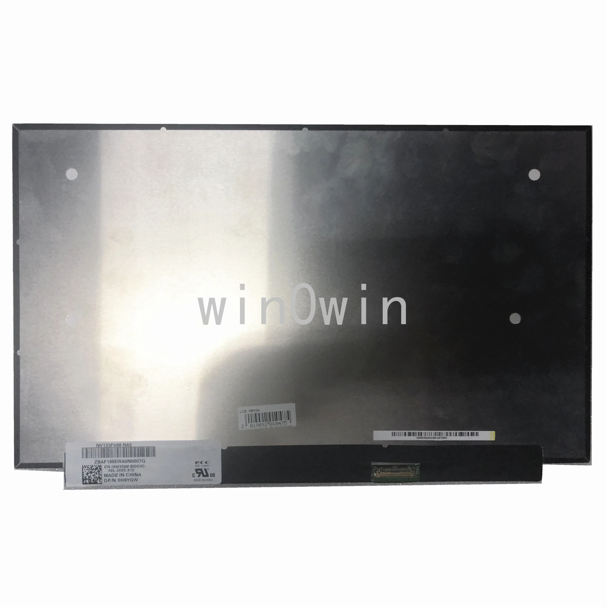 Painel de Tela Lcd do Portátil Pins Laptop Srgb 1920*1080 Edp 30 Pinos 72% Ntsc Nv133fhm-n65 13.3 97%