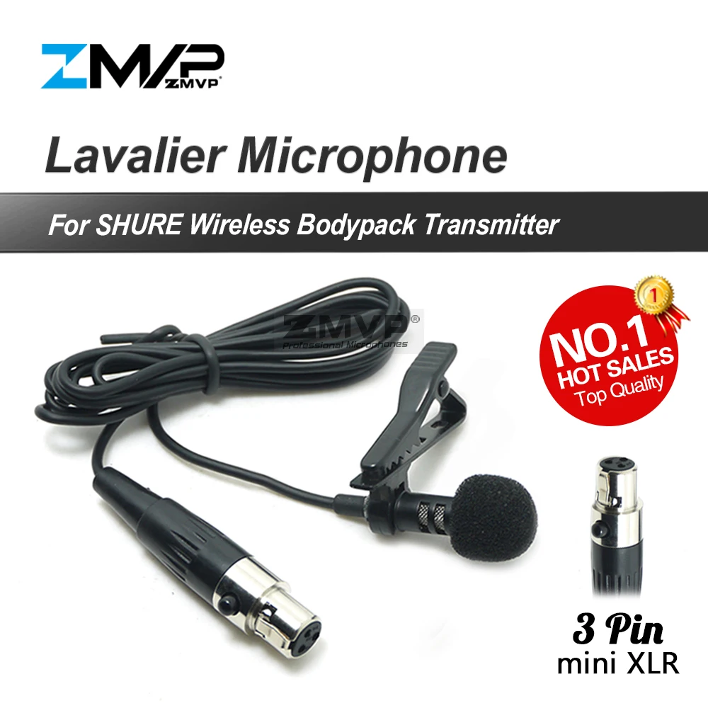 3pin мини XLR профессиональный отворот зажим для галстука конденсаторный микрофон