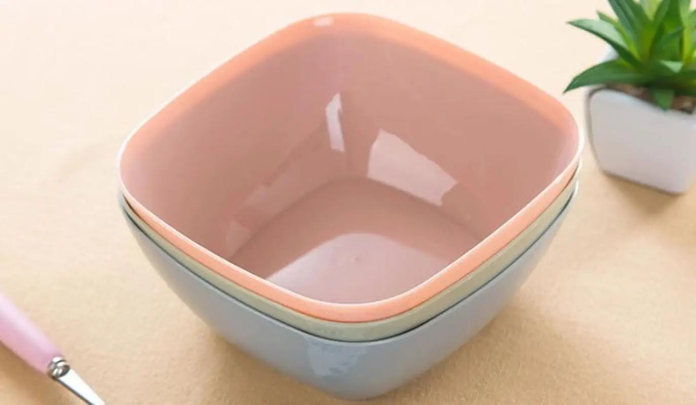 Набор из 5 предметов квадратная миска для фруктов салатник тарелка мелкая