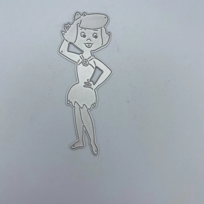 Красота молодой женщины металлический Трафаретный вырубной штамп трафареты