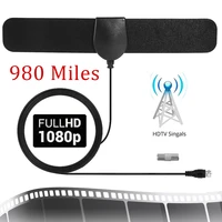 1080p high gain 20 dbi 980 miles range hdtv indoor tv antenna dvb t2 digital amplifier aerial indoor digital tv antenna