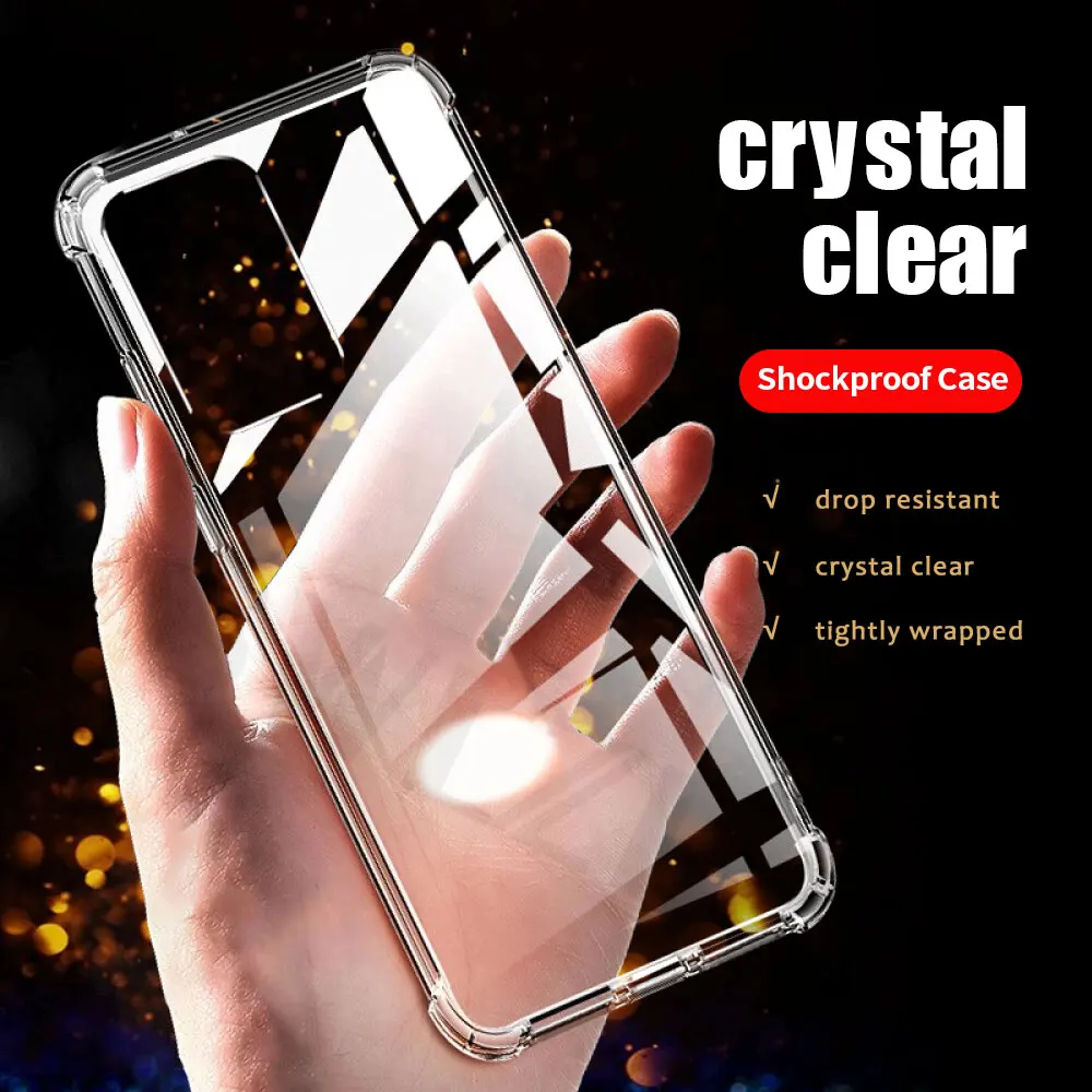 

Mobile Phones case for Xiaomi Redmi Note 10 9 Pro Max 10S 9S 9T 10X 9A 8 8T 8A 7 7A 6A cover luxury Silicone fitted Clear Cases