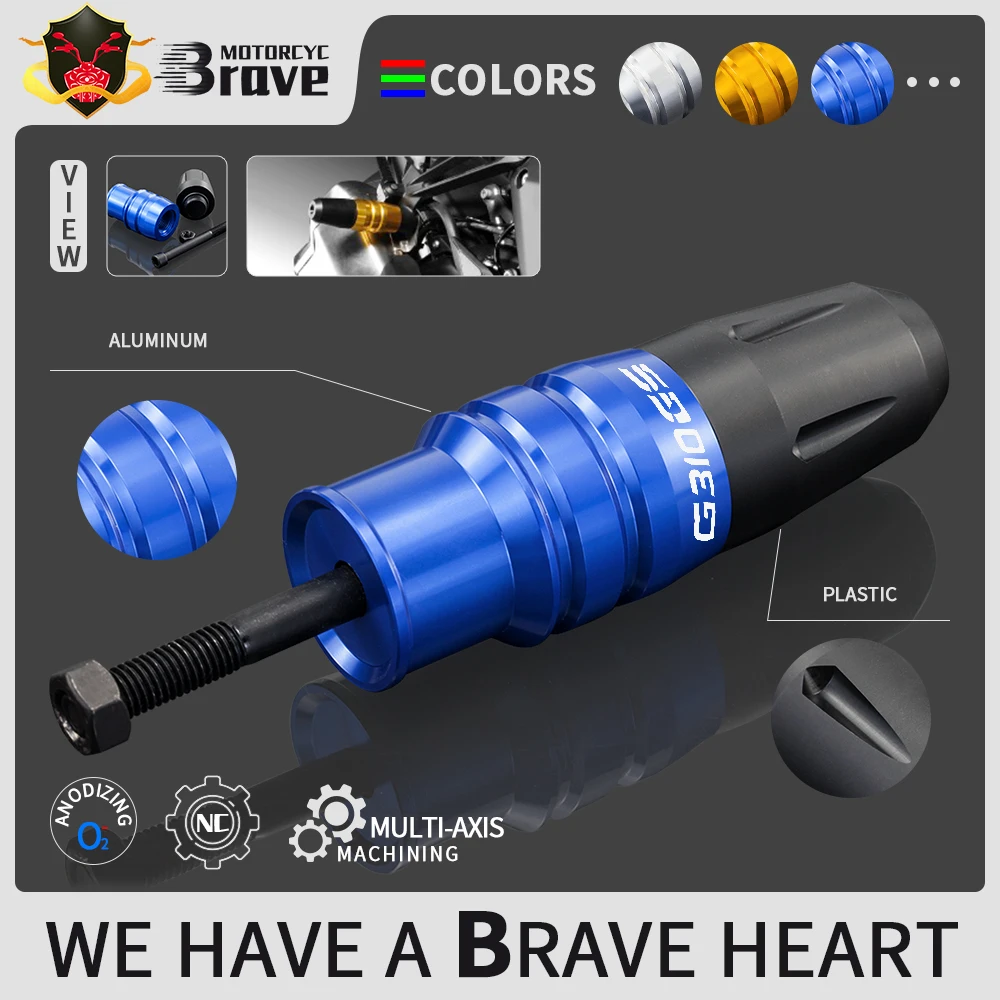 

Для BMW G310GS G 310 GS 310GS 2017 2018 2019 аксессуары для мотоциклов Рамка слайдер анти-Краш шапки выхлопные ползунки