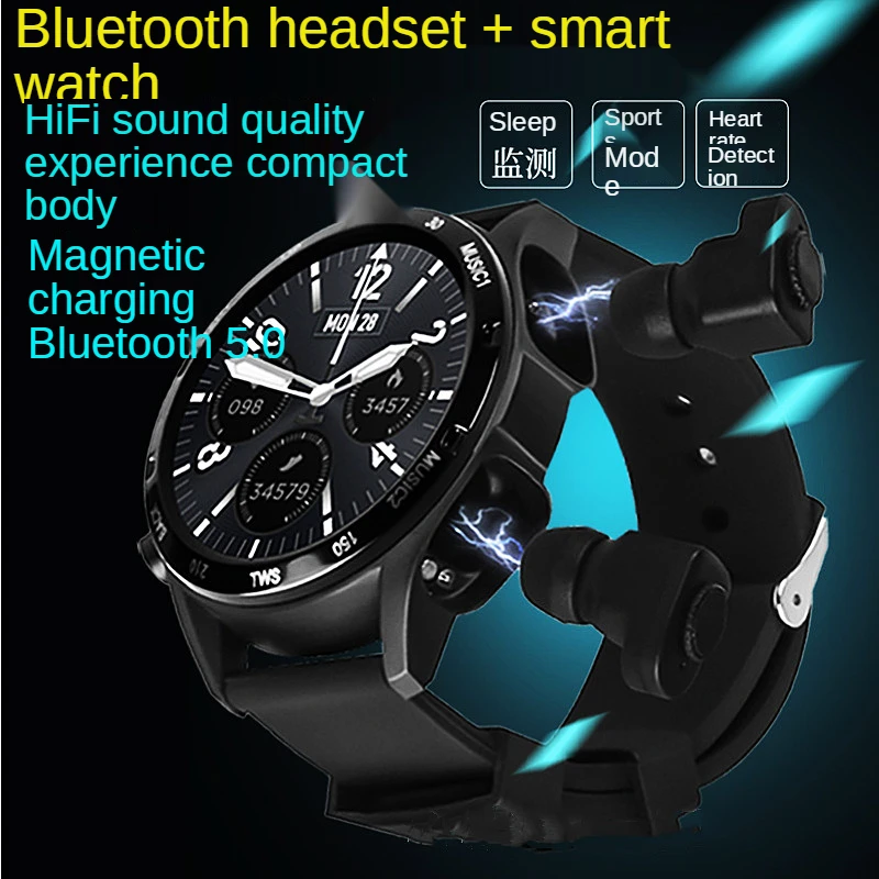 

Hot style sports bracelet P90 step gauge heart rate music calls TWS bluetooth headset kandy smart watches