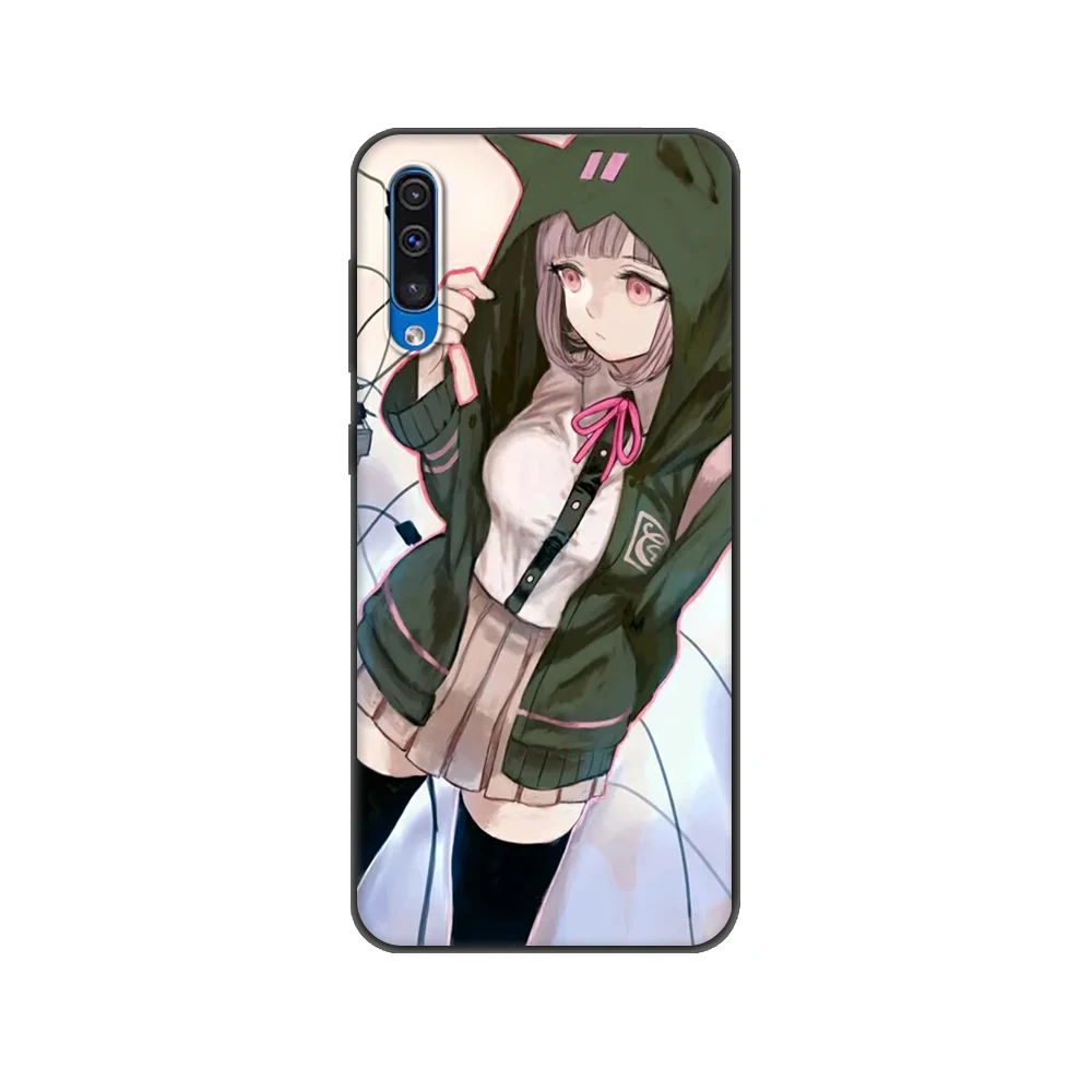 Фото Черный чехол из ТПУ для Samsung Galaxy A50 50S A30S A10 A01 A11 A21S A31 A41 A51 A71 M21 M30S S10 LITE, чехол CHIAKA NANAMI №2
