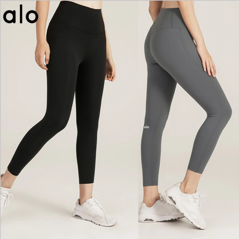 

Alo Yoga Naked Sense Women Pants Skin-friendly Fabric No Embarrassing Line Outer Wear Yoga Training Leggings New -40